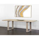 Thanus 94.5 X 39.5 inch Light Oak Dining Table